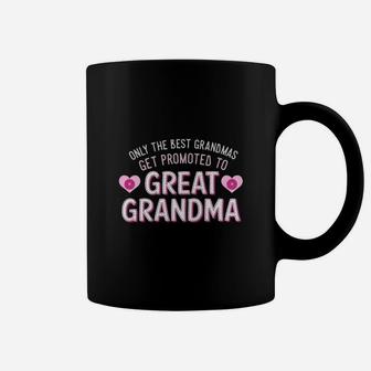 Best Grandmas Promoted To Great Grandma Coffee Mug - Seseable