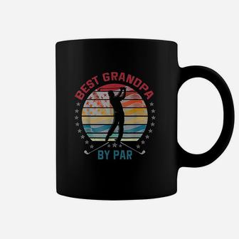 Best Grandpa By Par Awesome Golfer Grandfather Coffee Mug - Seseable