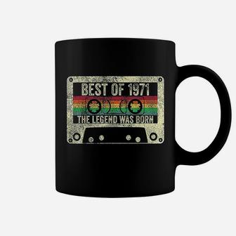 Best Of 1971 Birthday Gift Vintage Retro Coffee Mug - Seseable