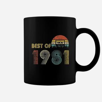Best Of 1981 40th Birthday Gifts Cassette Tape Vintage Coffee Mug - Seseable