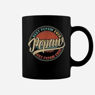Best Pepaw Ever Vintage Retro Funny Gifts Dad Papa Grandpa Coffee Mug - Seseable