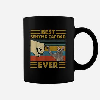 Best Sphynx Cat Dad Ever Retro Vintage Sunset Coffee Mug - Seseable