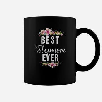 Best Stepmom Ever Floral Design Coffee Mug - Seseable