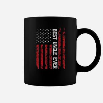 Best Uncle Ever American Flag Family Crewneck Coffee Mug - Seseable