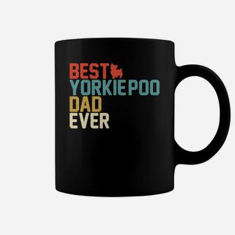 Best Yorkie-poo Dad Ever T-shirt, Vintage Retro T-shirt Coffee Mug - Seseable