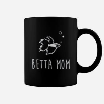 Betta Fish Betta Mom Funny Cute Pet Owner Gift Coffee Mug - Seseable