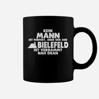 Bielefeld Tassen mit Spruch - Kein Mann ist Perfekt, Nähe zur Perfektion - Seseable