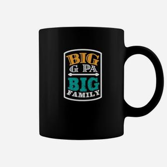 Big G Pa Big Family Grandpa Funny Fathers Day Men Gift Premium Coffee Mug - Seseable