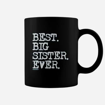 Big Girls Best Big Sister Ever Youth Coffee Mug - Seseable