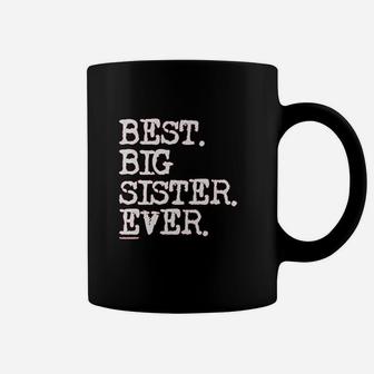 Big Girls Best Big Sister Ever Youth Coffee Mug - Seseable