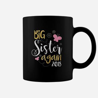 Big Sister Again Sibling Older Daughter Coffee Mug - Seseable