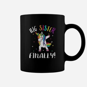 Big Sister Finally Unicorn Unicorn New Big Sister Coffee Mug - Seseable