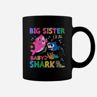 Big Sister Of The Baby Shark, sister presents Coffee Mug - Seseable