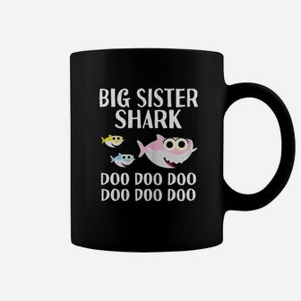 Big Sister Shark Doo Christmas Coffee Mug - Seseable