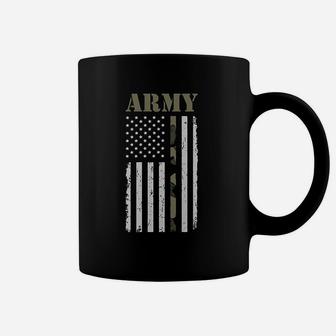 Big Usa Army Flag Soldiers Veterans Military Coffee Mug - Seseable