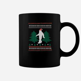 Bigfoot Christmas Sasquatch Santa Clause Coffee Mug - Seseable