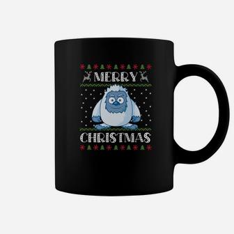 Bigfoot Sasquatch Yeti Christmas Shirt Gifts Kids Girls Boys Coffee Mug - Seseable