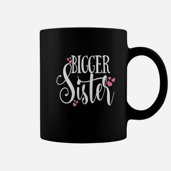 Bigger Sister Family Tribe Matching Daughter Kids Coffee Mug - Seseable