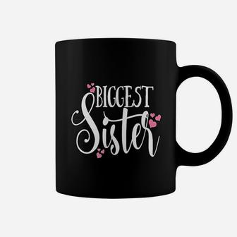 Biggest Sister Family Tribe Matching Daughter Kids Coffee Mug - Seseable