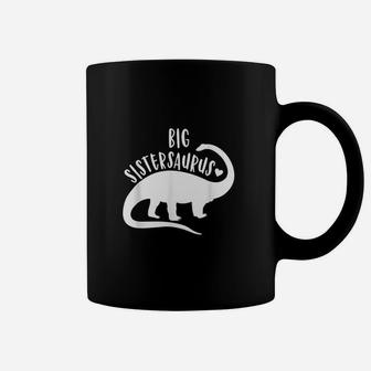 Bigsistersaurus Funny Sister Dinosaur Kids Family Dino Coffee Mug - Seseable