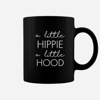 Binshre A Little Hippie A Little Hood Women Letter Coffee Mug - Seseable