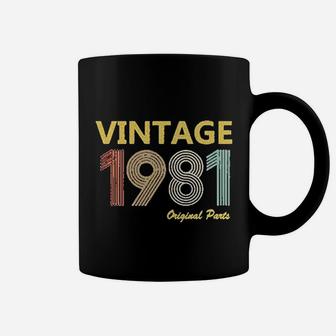 Birthday Funny 1981 Original Parts Vintage Coffee Mug - Seseable