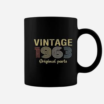 Birthday Gift Retro Birthday Vintage 1963 Original Parts Coffee Mug - Seseable