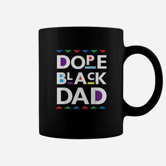 Black Dad Black History Gift Black Father Coffee Mug - Seseable