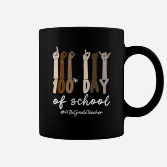 Black History 100 Days Of School 4th Grade Teacher Life Teaching Jobs Coffee Mug - Seseable