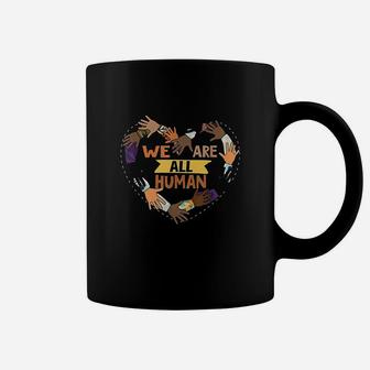 Black History Month We Are All Human Pride Coffee Mug - Seseable