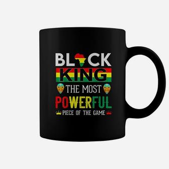 Black King The Most Powerful Piece In The Game Men Boy Coffee Mug - Seseable
