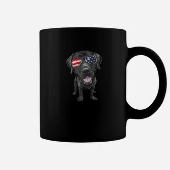 Black Lab Funny Dog Animal Love Dog 4th Of July Coffee Mug - Seseable