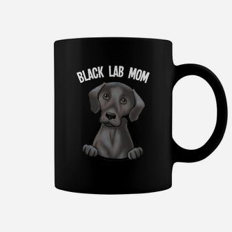 Black Labrador Retriever Gift Black Lab Mom Gift Print Coffee Mug - Seseable