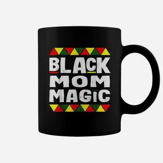 Black Mom Magic Black History Month Africa Pride Coffee Mug - Seseable