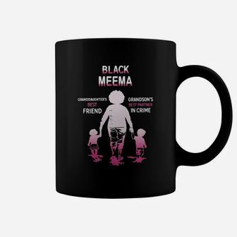 Black Month History Black Meema Grandchildren Best Friend Family Love Gift Coffee Mug - Seseable