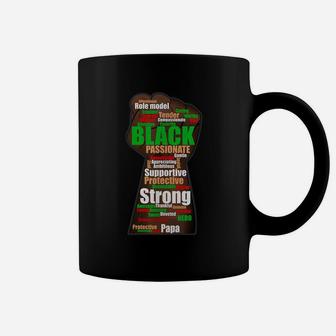 Black Papa African American Proud Black History Month Coffee Mug - Seseable