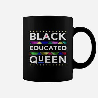 Black Queen African American Black Educated Queen Coffee Mug - Seseable
