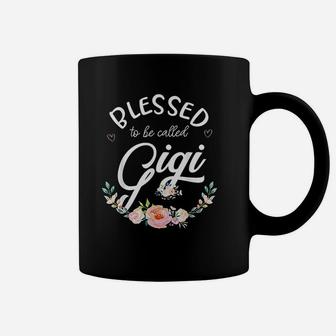 Blessed Gigi Floral Grandma Mothers Day Coffee Mug - Seseable
