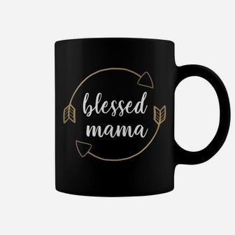 Blessed Mama Arrows Cute Thanksgiving Family Gift Coffee Mug - Seseable