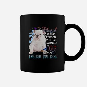 Blessed White English Bulldogs Coffee Mug - Seseable