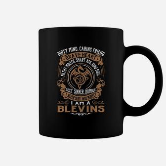 Blevins Brave Heart Dragon Name Shirts Coffee Mug - Seseable