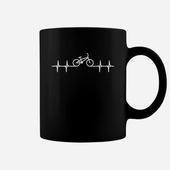Bmx Bike Heartbeat T-shirt Coffee Mug - Seseable