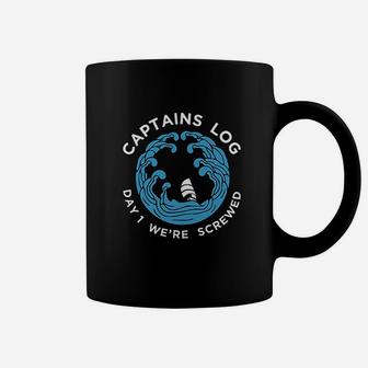 Boat Captain Funny Captains Log Apparel Gift Coffee Mug - Seseable