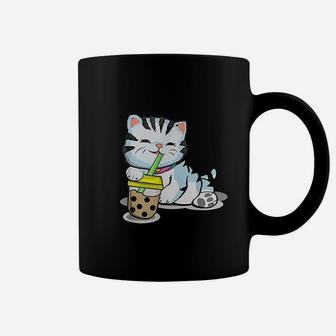 Boba Tea Cat Lover Kawaii Japanese Anime Coffee Mug - Seseable