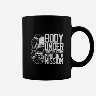 Body Under Construction T Shirt Coffee Mug - Seseable
