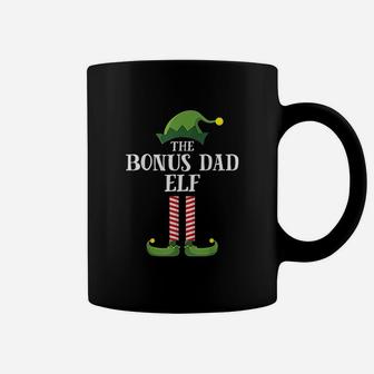 Bonus Dad Elf Matching Family Group Christmas Party Coffee Mug - Seseable