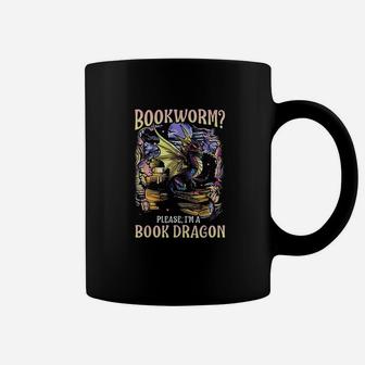 Bookworm Please Im A Book Dragon Reading Literacy Books Coffee Mug - Seseable