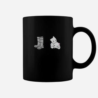 Boots And Cats Funny Beatboxing Coffee Mug - Seseable