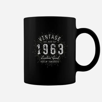 Born In 1963 Vintage 58th Birthday Coffee Mug - Seseable