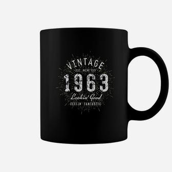 Born In 1963 Vintage 58th Birthday Coffee Mug - Seseable